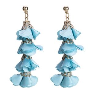 MARGEAUX | Petal Statement Trendy Drop Earrings